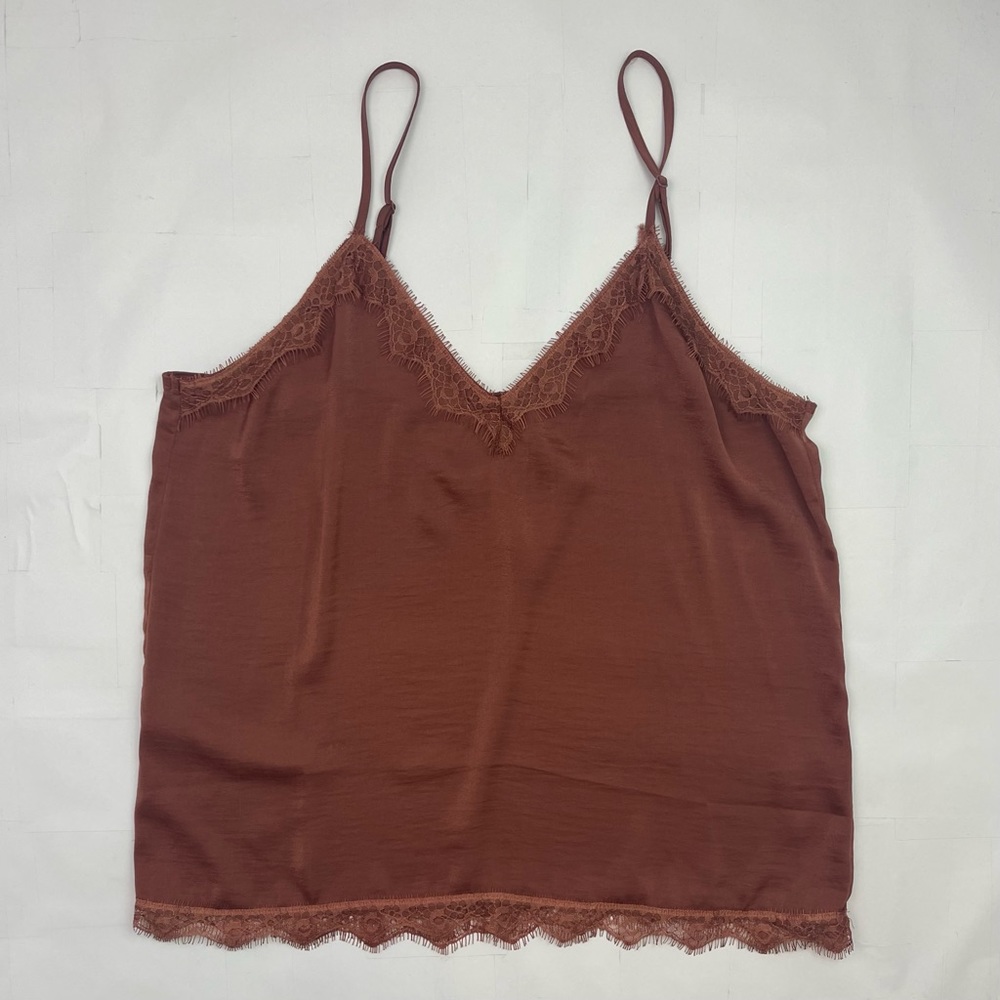 Paper Label Satin Camisole
